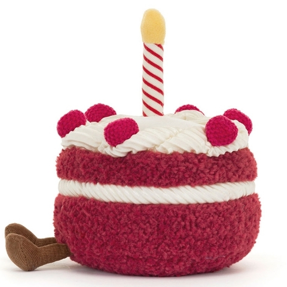Jellycat Amuseables Cheri Cake 4.7x5.1x4.7" Soft and Plush NWT - Picture 3 of 7